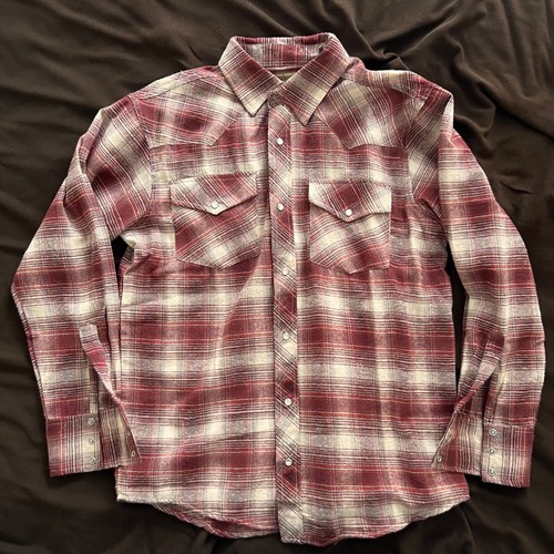 Plaid flannel shirt snap - plaid,